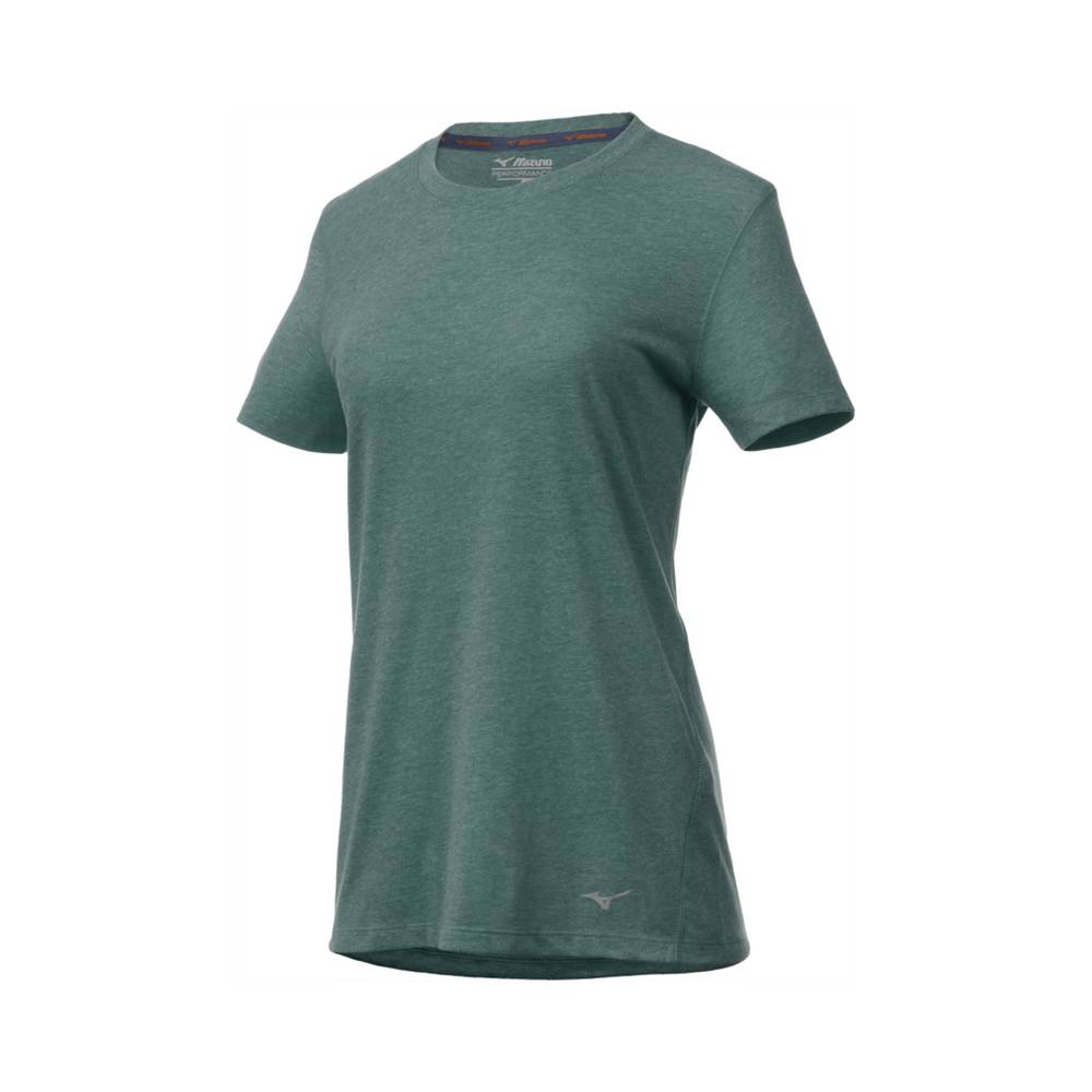 Camiseta Mizuno Inspire - Mulher - Verdes - ALWYT1283